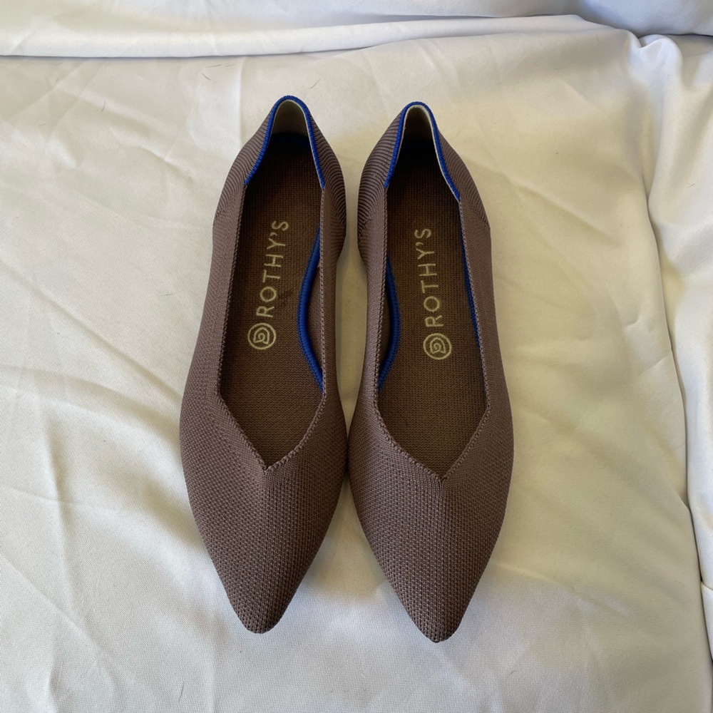 Rothy's The Point in Fawn Size 10